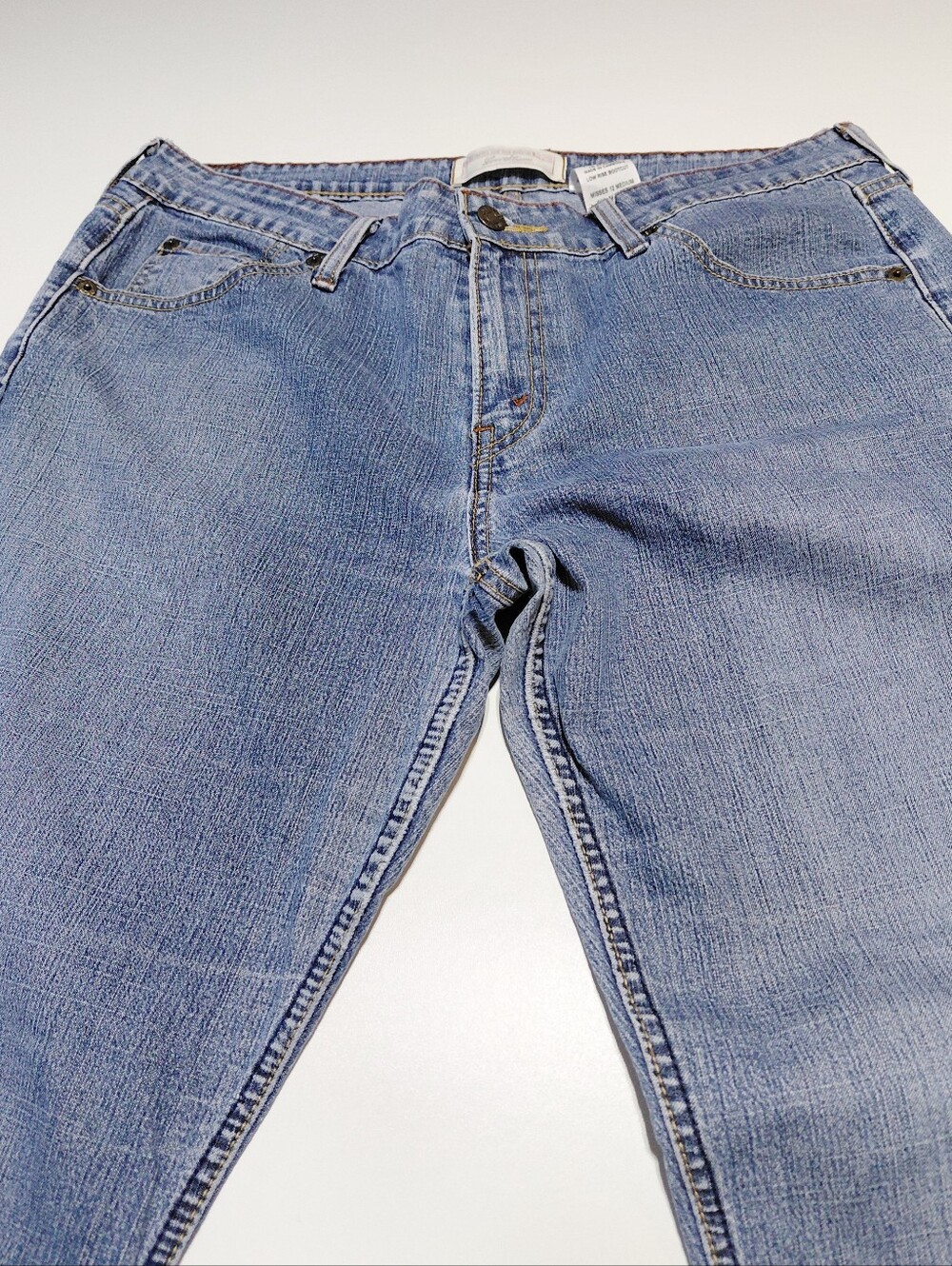 LEVI STRAUSS Women's Stretch Low Rise Bootcut Blue Jeans Size 12M
